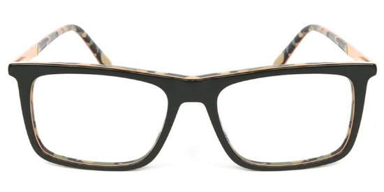 Square Acetate+Metal Muticolor Glasses