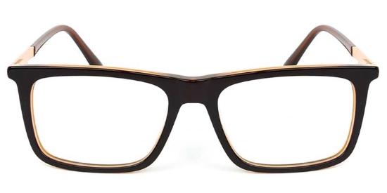 Square Acetate+Metal Muticolor Glasses