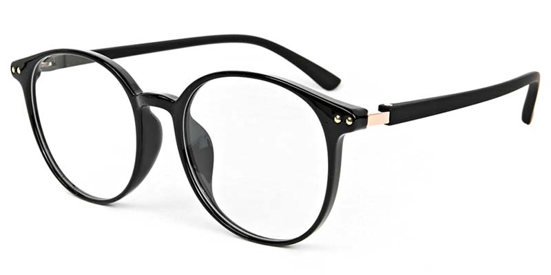 Picture of Oval TR90 Black Glasses