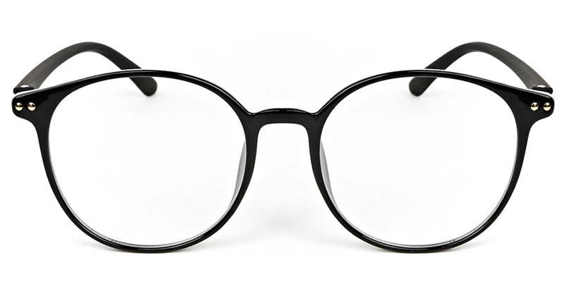 Oval Glasses Black