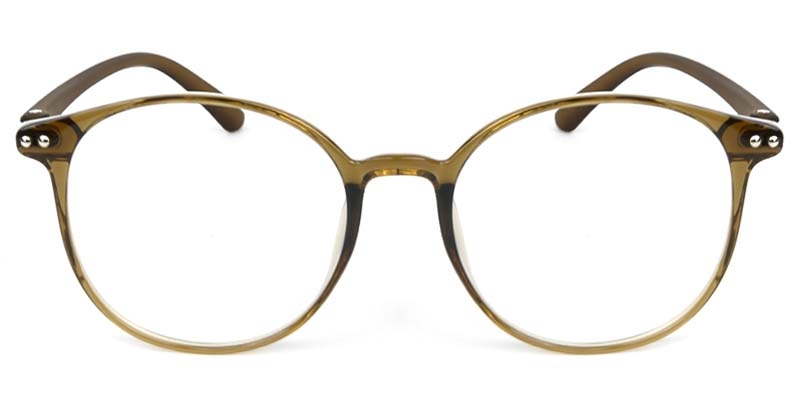 Picture of Oval TR90 Brown Glasses
