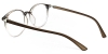 Picture of Oval TR90 Brown Glasses