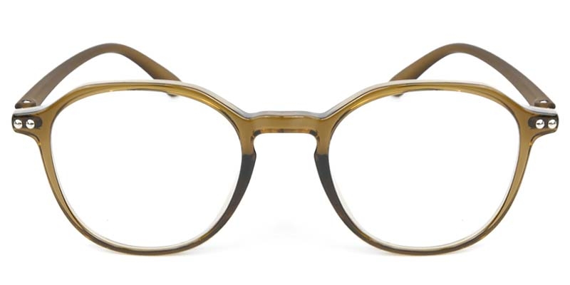 Picture of Oval TR90 Brown Glasses