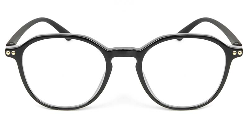 Oval Glasses Black