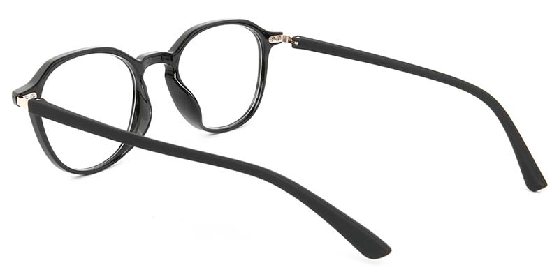 Picture of Oval TR90 Black Glasses