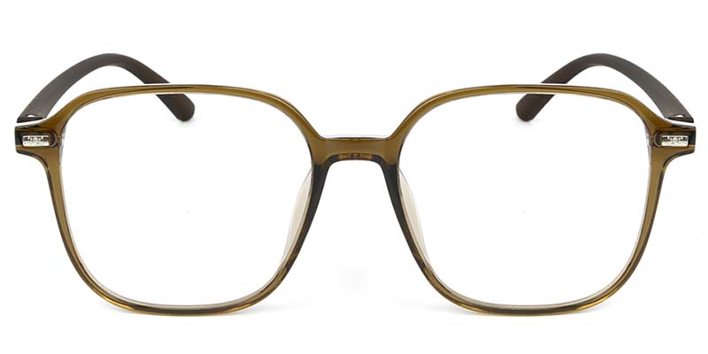 Square Glasses Brown