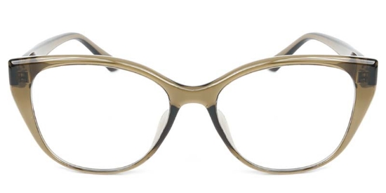Cat Eye TR90 Brown Glasses