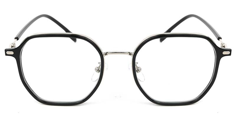 Picture of Geometric TR+Metal Black Glasses
