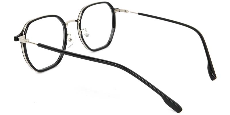 Picture of Geometric TR+Metal Black Glasses