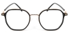 Picture of Geometric TR+Metal Black Glasses