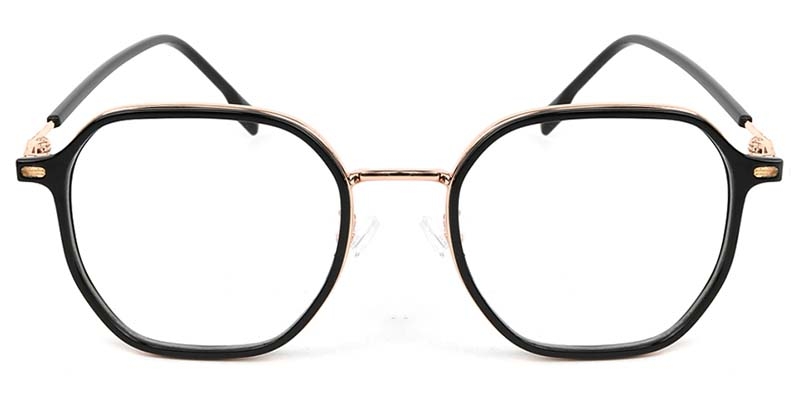 Picture of Geometric TR+Metal Black Glasses