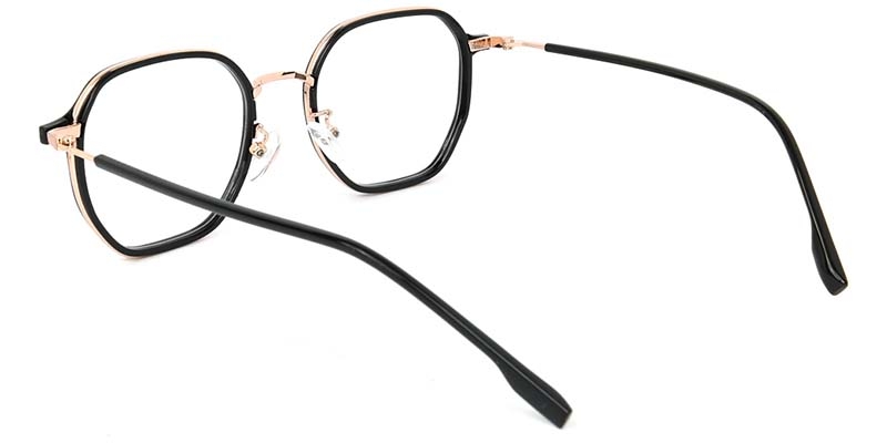 Picture of Geometric TR+Metal Black Glasses