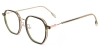 Picture of Geometric TR+Metal Green Glasses