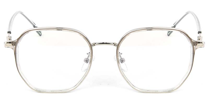 Geometric Glasses Gray