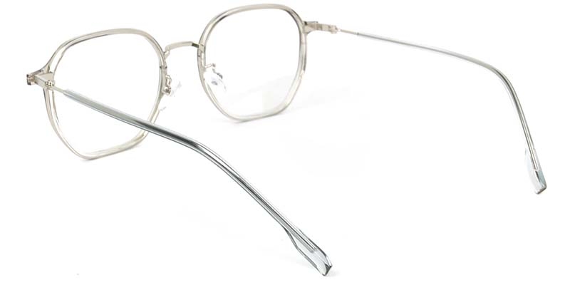Picture of Geometric TR+Metal Gray Glasses