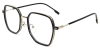 Picture of Geometric TR+Metal Black Glasses
