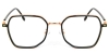 Picture of Geometric TR+Metal Black Glasses
