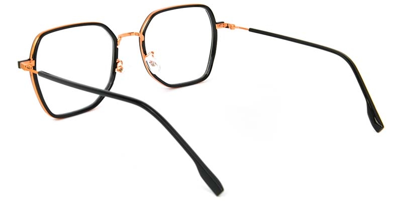 Picture of Geometric TR+Metal Black Glasses