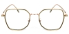 Picture of Geometric TR+Metal Green Glasses