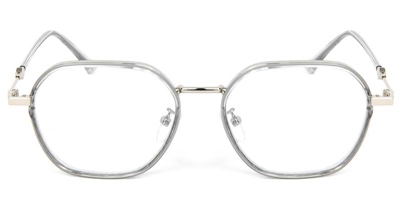 Picture of Geometric TR+Metal Gray Glasses