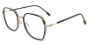 Picture of Geometric TR+Metal Black Glasses