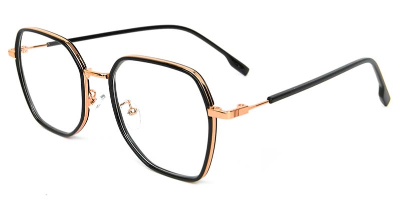 Picture of Geometric TR+Metal Black Glasses