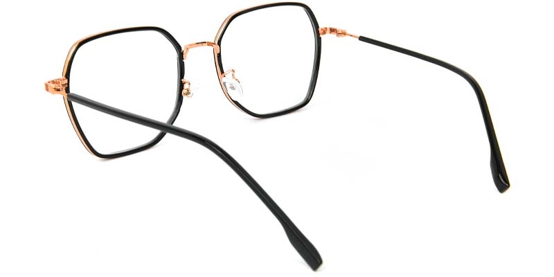 Picture of Geometric TR+Metal Black Glasses