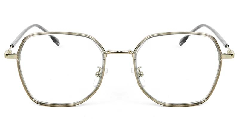 Picture of Geometric TR+Metal Gray Glasses