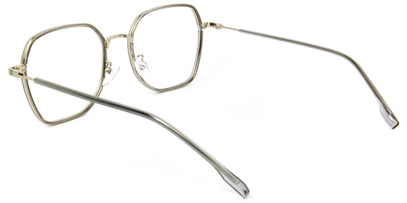 Picture of Geometric TR+Metal Gray Glasses