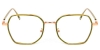 Picture of Geometric TR+Metal Green Glasses