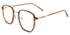 Picture of Geometric TR+Metal Brown Glasses