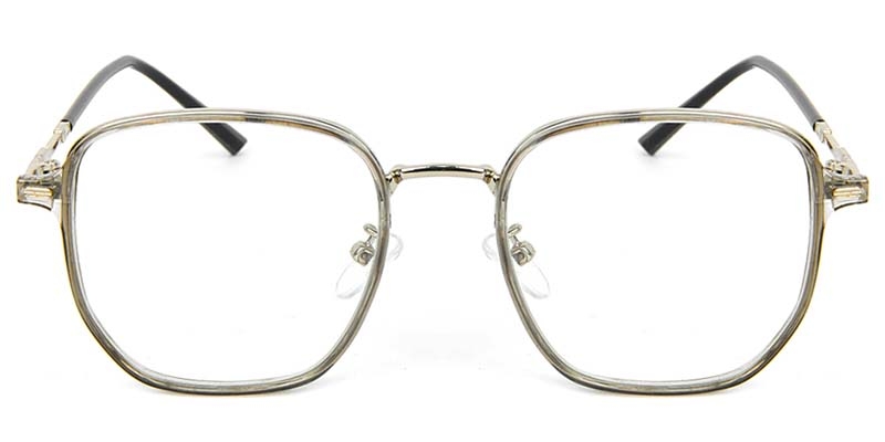 Picture of Geometric TR+Metal Gray Glasses