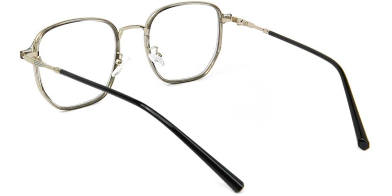 Picture of Geometric TR+Metal Gray Glasses