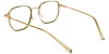 Picture of Geometric TR+Metal Green Glasses