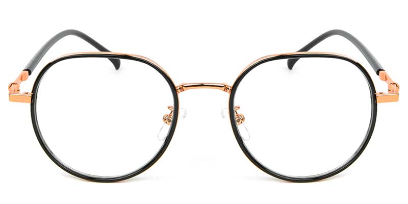 Geometric Glasses Black