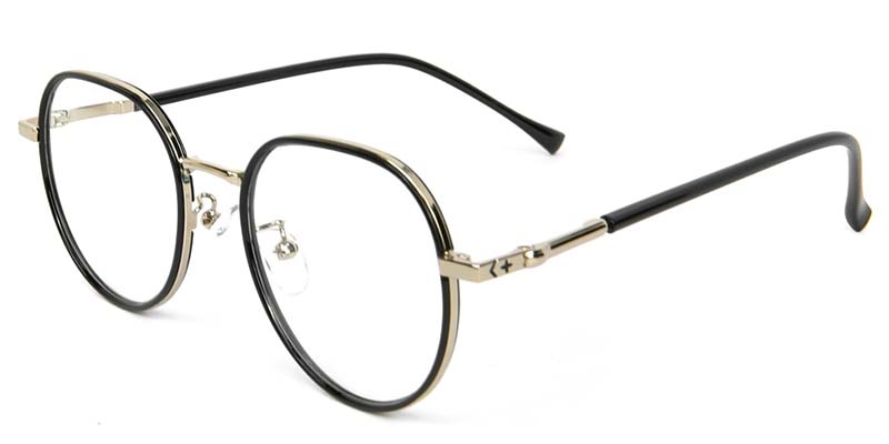 Picture of Geometric TR+Metal Black Glasses