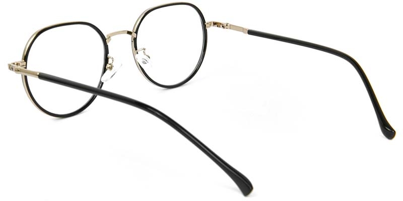 Picture of Geometric TR+Metal Black Glasses