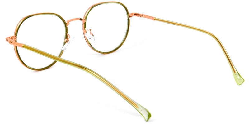 Picture of Geometric TR+Metal Green Glasses