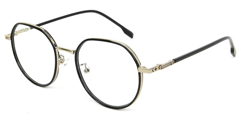 Picture of Geometric TR+Metal Black Glasses