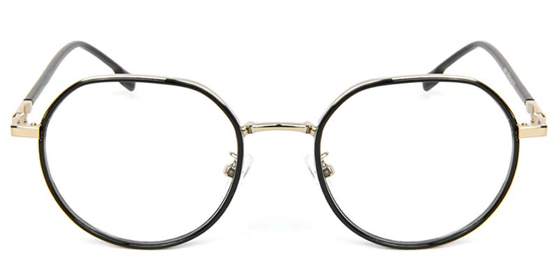 Geometric Glasses Black