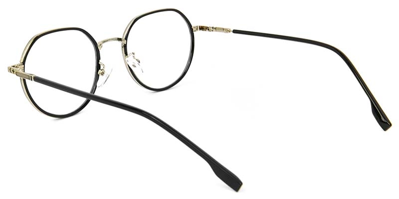 Picture of Geometric TR+Metal Black Glasses