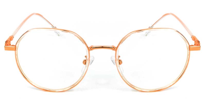 Picture of Geometric TR+Metal Orange Glasses