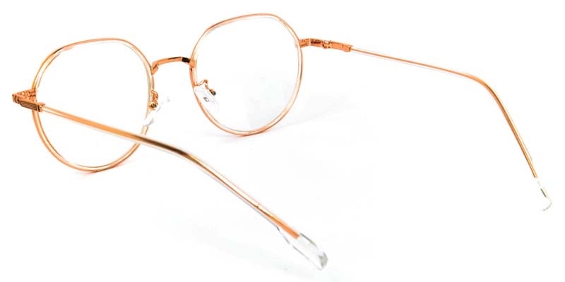 Picture of Geometric TR+Metal Orange Glasses