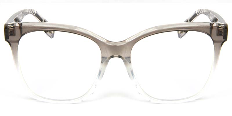 Square Glasses Gray