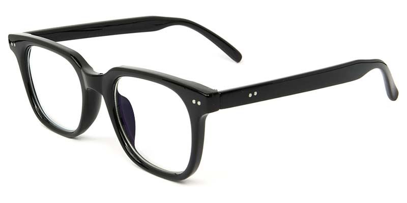Picture of Rectangle Black Glasses