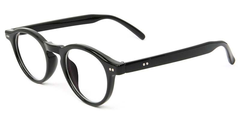 Picture of Oval Black Glasses