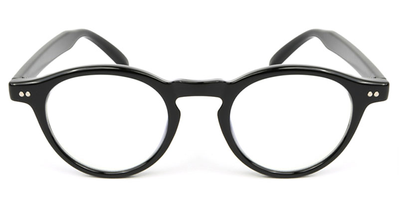 Oval Glasses Black