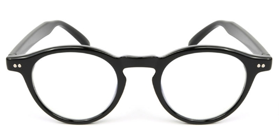 Oval Black Glasses