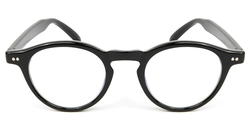 Picture of Oval Black Glasses