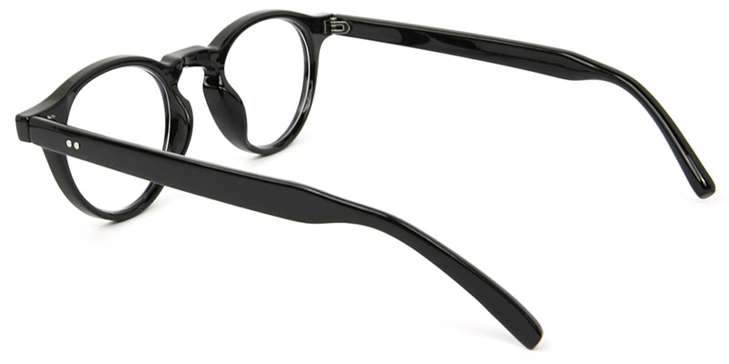 Picture of Oval Black Glasses
